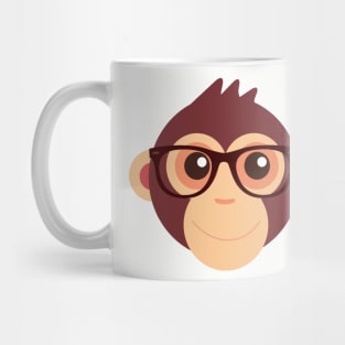 Hipster Chimp T-Shirt Mug